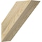 Ekena Millwork 4"W x 12"D x 12"H Traditional Rough Sawn Knee Brace, Douglas Fir BRC04X12X12TRA00RDF - alternate 1